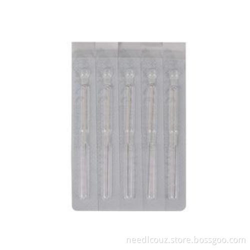 EO Sterilization Silver handle acupuncture needle size ster